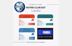 Notre club est labellisé